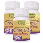 Bhumija Lifesciences Omega3 Fatty Acids (Omeja3) Capsules 60's (Pack of Three)