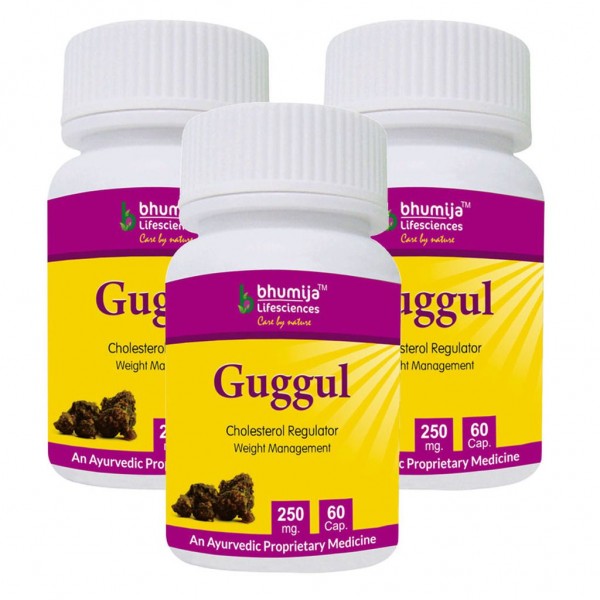 Bhumija Lifesciences Guggul Capsules 60's (Pack of Three)