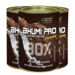 Bhumija Lifesciences Soy Protein 80% Chocolate (Bhumi Pro) 200g. (Three Pack)