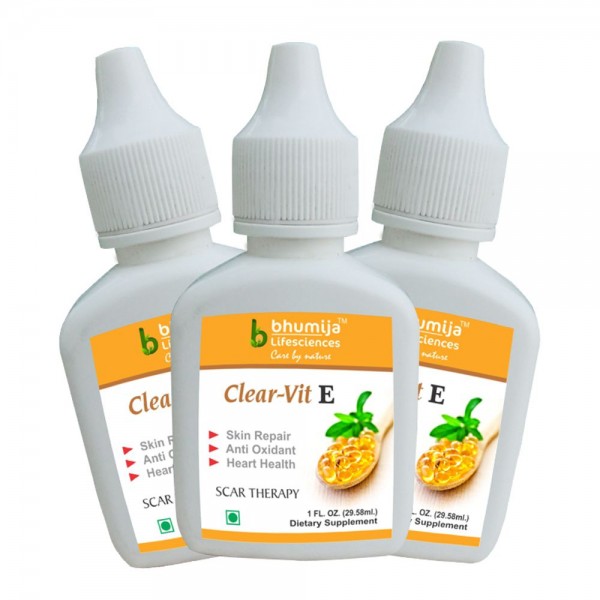 Bhumija Lifesciences VitaminE Liquid (ClearVitE) 30ml.(Pack of 3)
