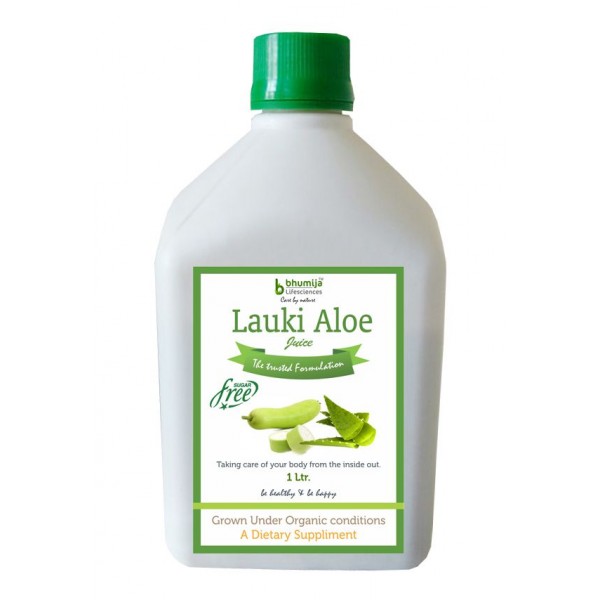 Bhumija Lifesciences Lauki Aowevera Juice (Sugar Free) 1 Ltr.