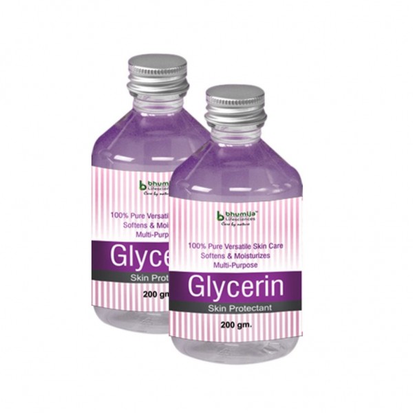 Bhumija Lifesciences Glycerin 200gm.Pack of Two)
