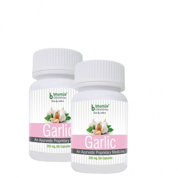 Bhumija Lifesciences Garlic Capsules 60's (Pack of Two)