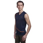 Gypsum Men Cut Sleeve Tshirt Navy Color GYPMCS-00106