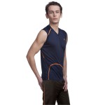 Gypsum Men Cut Sleeve Tshirt Navy Color GYPMCS-00106