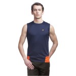 Gypsum Mens Cut Sleeve Tshirt Navy Color GYPMCS-00117