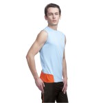 Gypsum Mens Cut Sleeve Tshirt Sky Blue Color GYPMCS-00123