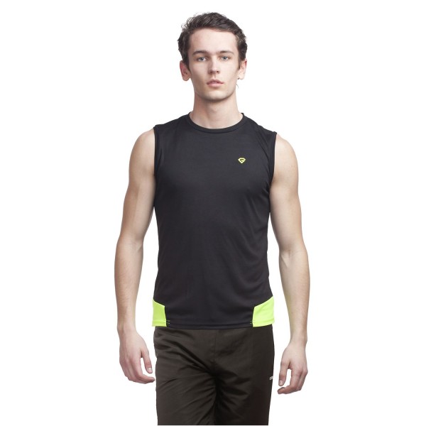 Gypsum Mens Cut Sleeve Tshirt Black Color GYPMCS-00125
