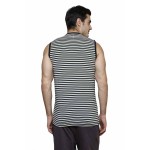 Gypsum Mens Printed Cut Sleeve Tshirt Black Color GYPMCS-00155