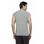 Gypsum Mens Striper Cut Sleeve Tshirt Green Color GYPMCS-00162