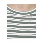 Gypsum Mens Striper Cut Sleeve Tshirt Green Color GYPMCS-00162