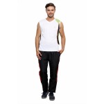 Gypsum Mens Round Neck Sleeveless Tshirt White Color GYPMCS-026