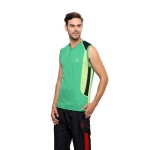 Gypsum Mens Round Neck Sleeveless Tshirt P.Green Color GYPMCS-029