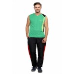 Gypsum Mens Round Neck Sleeveless Tshirt P.Green Color GYPMCS-029