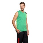 Gypsum Mens Round Neck Sleeveless Tshirt P.Green Color GYPMCS-029