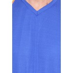 Gypsum Mens Round Neck Sleeveless Tshirt Royal Blue Color GYPMCS-032