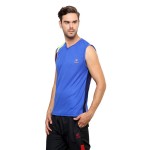Gypsum Mens Round Neck Sleeveless Tshirt Royal Blue Color GYPMCS-032