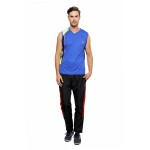 Gypsum Mens Round Neck Sleeveless Tshirt Royal Blue Color GYPMCS-032