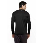 Gypsum Mens Lycra Full Sleeve V-Neck Tshirt Black Color GYPMFST-00167