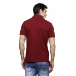 Gypsum Mens Polo Tshirt Maroon Color GYPMPT-00176