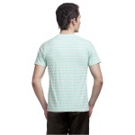 Gypsum Mens Stripe Round Neck Tshirt Light Green Color GYPMRN-00120