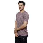 Gypsum Mens Round Neck Tshirt Coffee Brown Color GYPMRN-00138