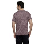 Gypsum Mens Round Neck Tshirt Coffee Brown Color GYPMRN-00138