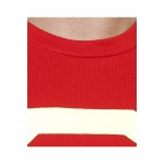 Gypsum Mens Printed Round Neck Tshirt Red Color GYPMRN-00160