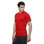 Gypsum Mens Basic Round Neck Tshirt Red Color GYPMRN-00163