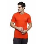 Gypsum Mens Basic Round Neck Tshirt Orange Color GYPMRN-00165