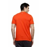 Gypsum Mens Basic Round Neck Tshirt Orange Color GYPMRN-00165