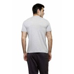 Gypsum Mens Printed Round Neck Tshirt Grey  Color GYPMRN-00172