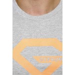 Gypsum Mens Printed Round Neck Tshirt Grey  Color GYPMRN-00172
