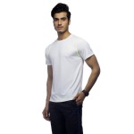 Gypsum Mens Round Neck Tshirt White Color GYPMRN-0061