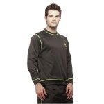 Gypsum Mens Sweat Tshirt Black Color GYPMST-0088