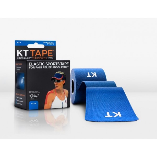 KT Tape Original Pre-Cut 20 Strip Cotton Blue