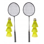 Aadia 6 Shuttles And 2 Racquets ( B07116G8YW)