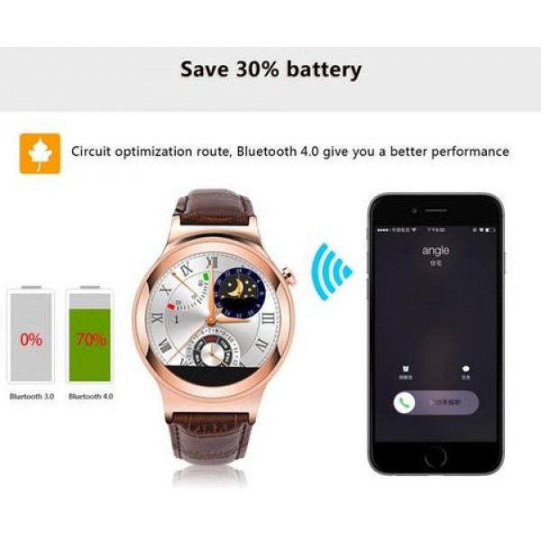 PremiumAV Original no.1 S3 Smart Watch Phone Monitor gold