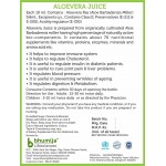 Bhumija Lifesciences Aloevera Fiber Rich Juice (Sugar Free) 1 Ltr. (Pack of Five)