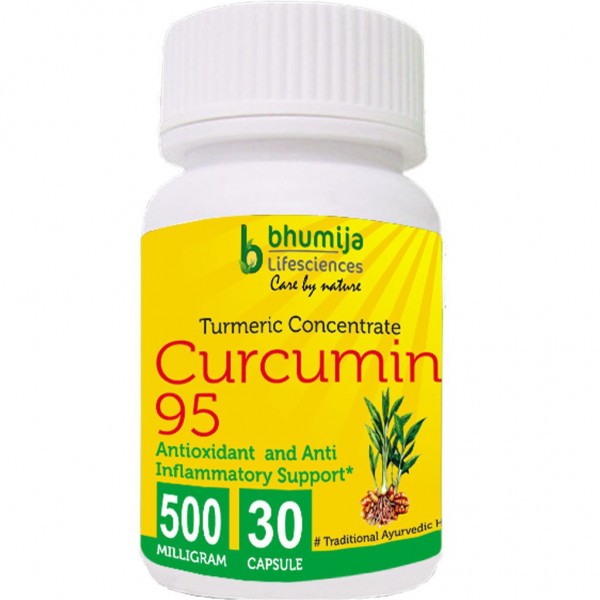 Bhumija Lifesciences Curcumin with Piper Nigram (Curcuma Longa) 30's Capsules