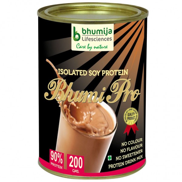 Bhumija Lifesciences Soy Protein Isolated 90% (Bhumi Pro) 200g.