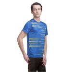 Gypsum Mens Printed Round Neck Tshirt Royal Blue Color GYPMRN-00114