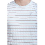 Gypsum Mens Stripe Round Neck Tshirt Off White Color GYPMRN-00121