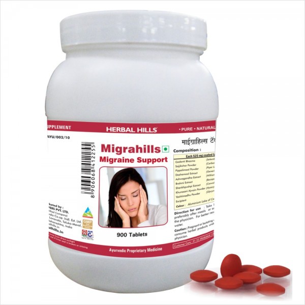 Herbal Hills Migrahills Value Pack 900 Tablets