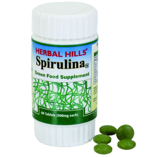 Herbal Hills Spirulina 60 Tablets