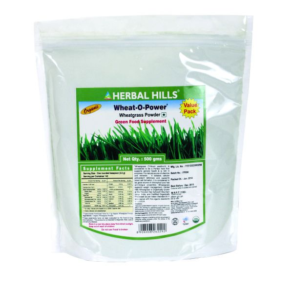 Herbal Hills WheatOPower 500 Gm (Value Pack) Powder
