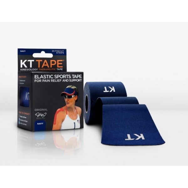 KT Tape Original Pre-Cut 20 Strip Cotton Navy