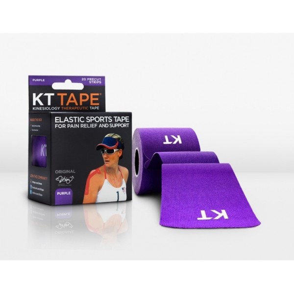 KT Tape Original Pre-Cut 20 Strip Cotton Purple