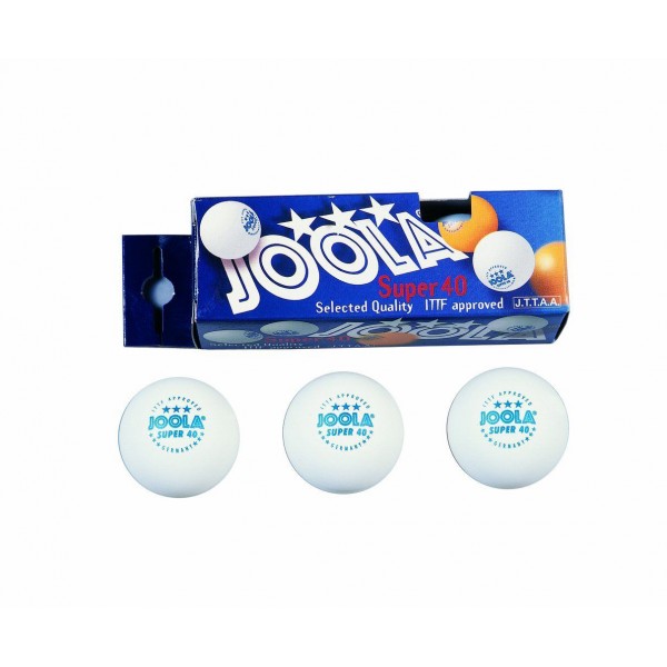 Joola JLA-Super 40 White 3 Pcs Balls Pack Table Tennis Blades