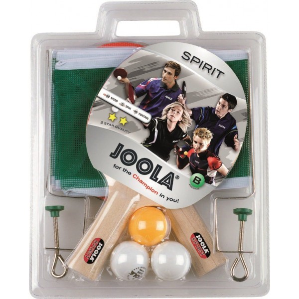 Joola JLA - Table Tennis Set Royal Spirit (2 Bats/3 Balls/1 Net)